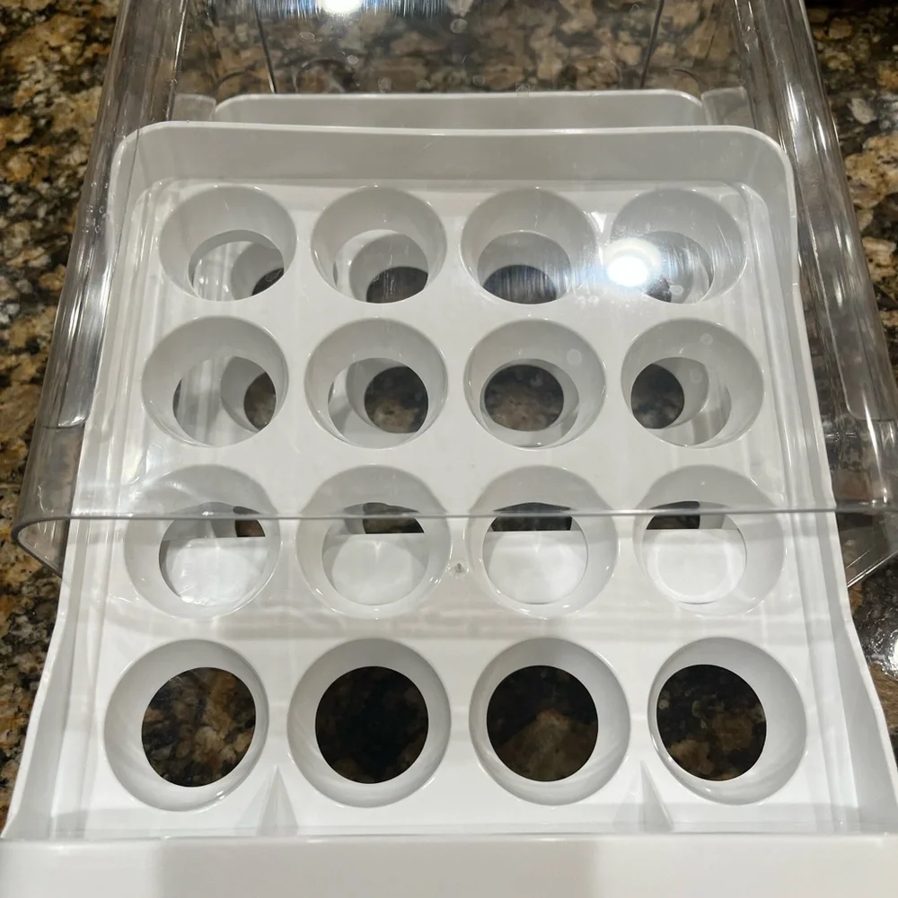 32-slot Stackable Compact Egg Organizer
